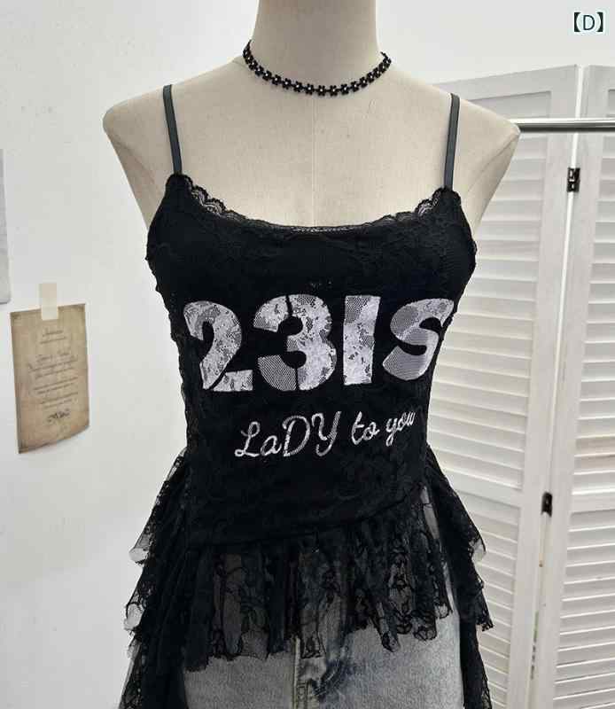 Top camisola encaje vuelitos