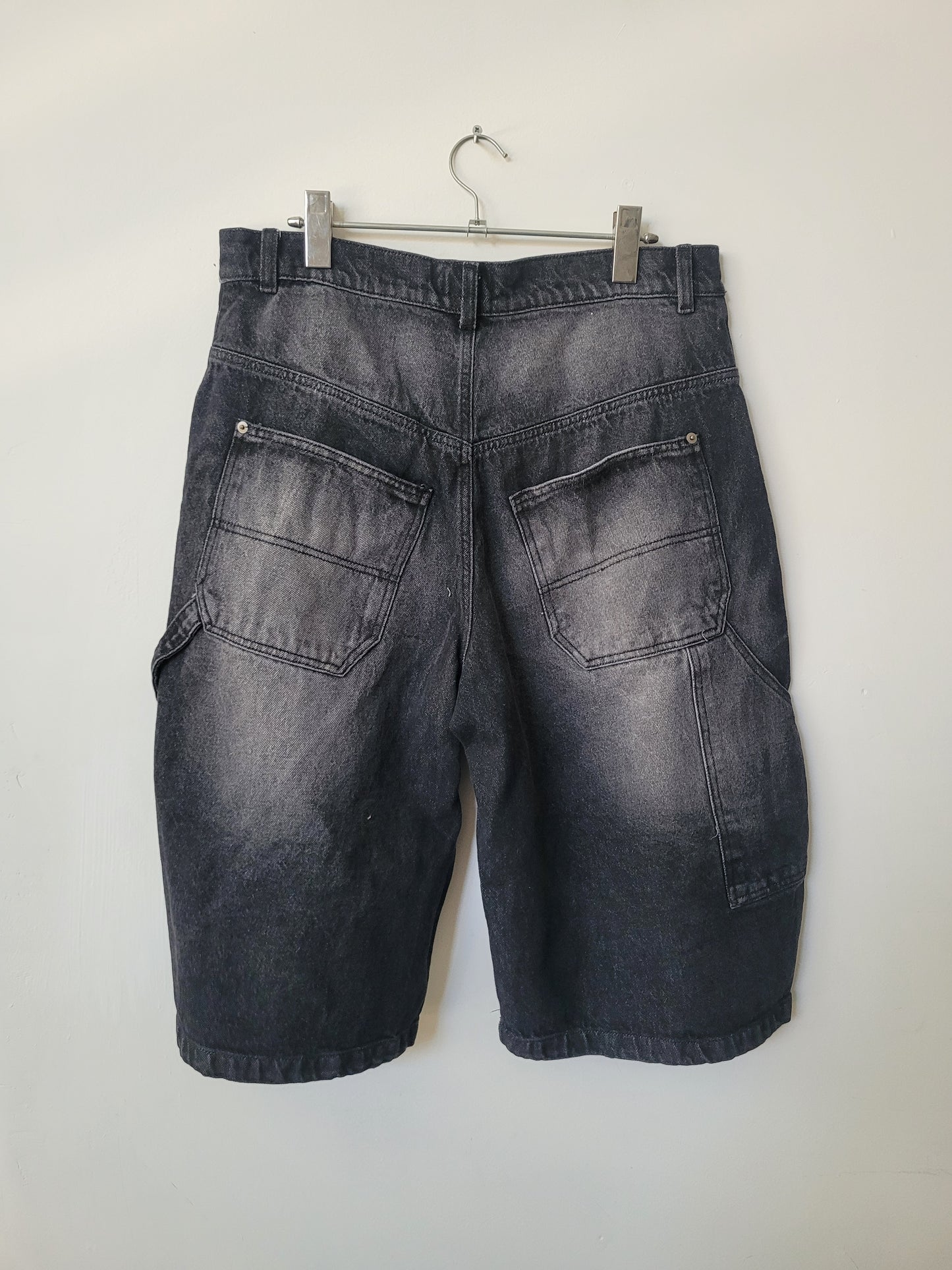Bermudas Baggy negro/gris