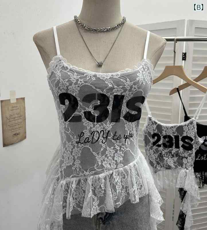 Top camisola encaje vuelitos