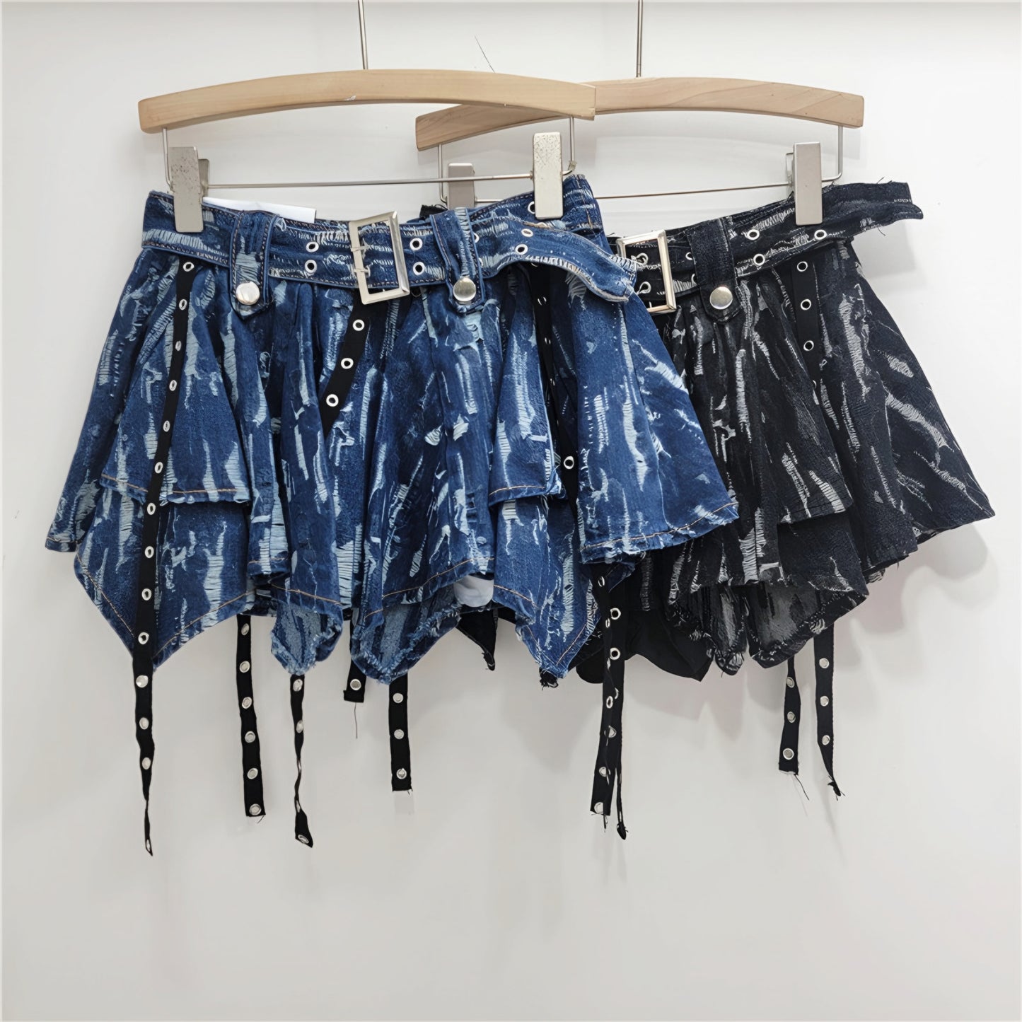 Falda Irregular Denim