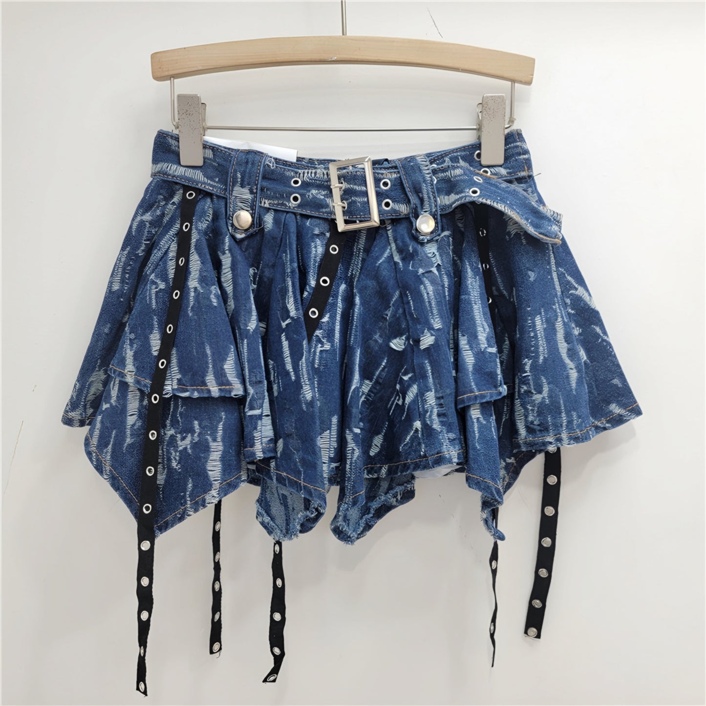 Falda Irregular Denim