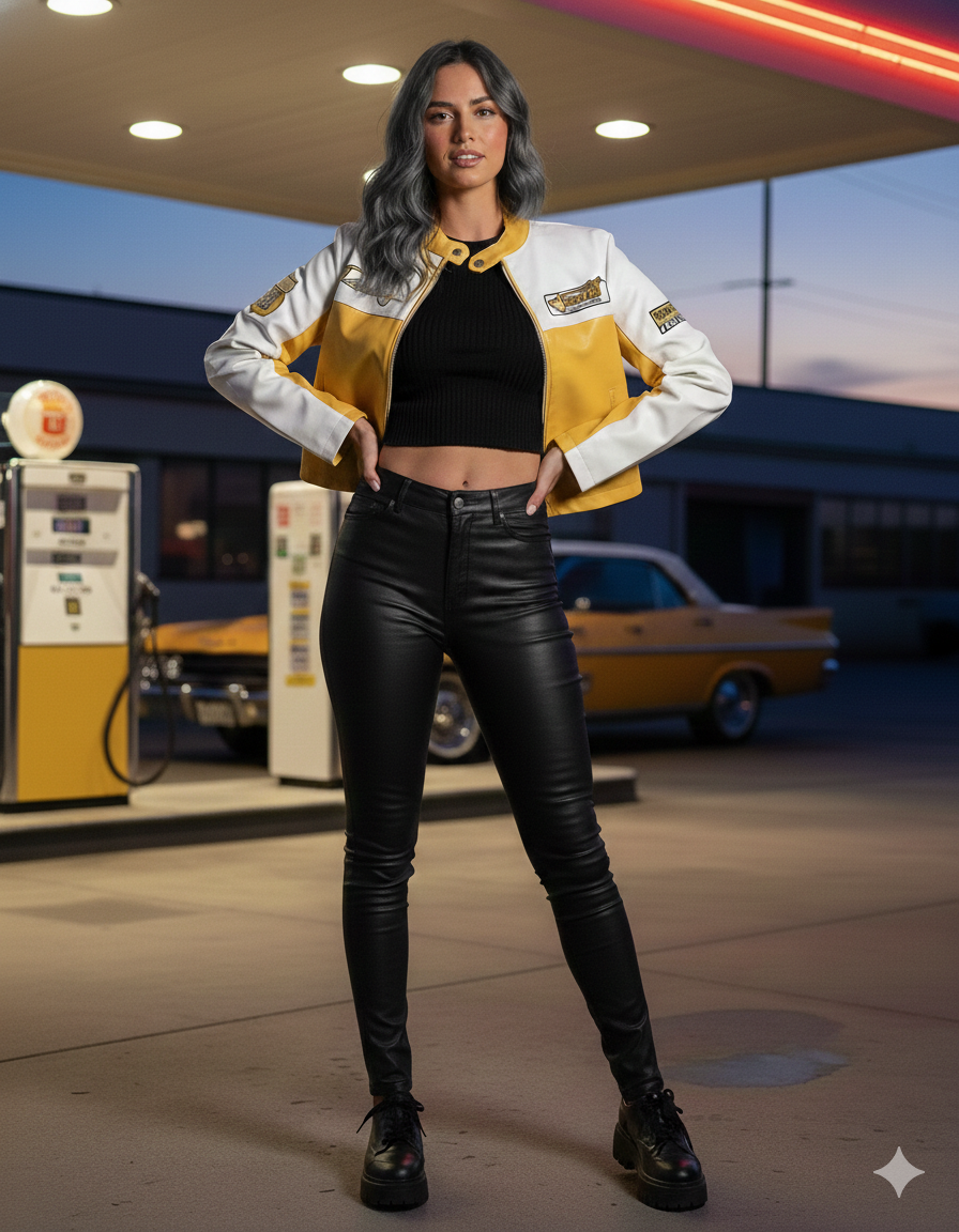 Formula 8 Jacket eco-cuero