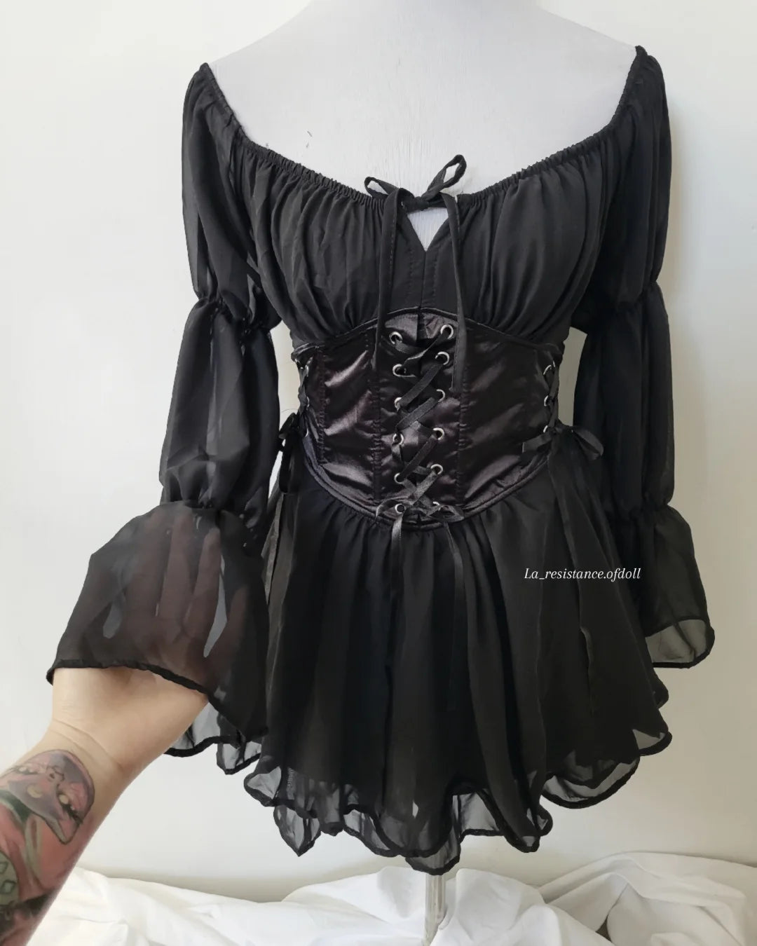 Vestido Corset Hada negro