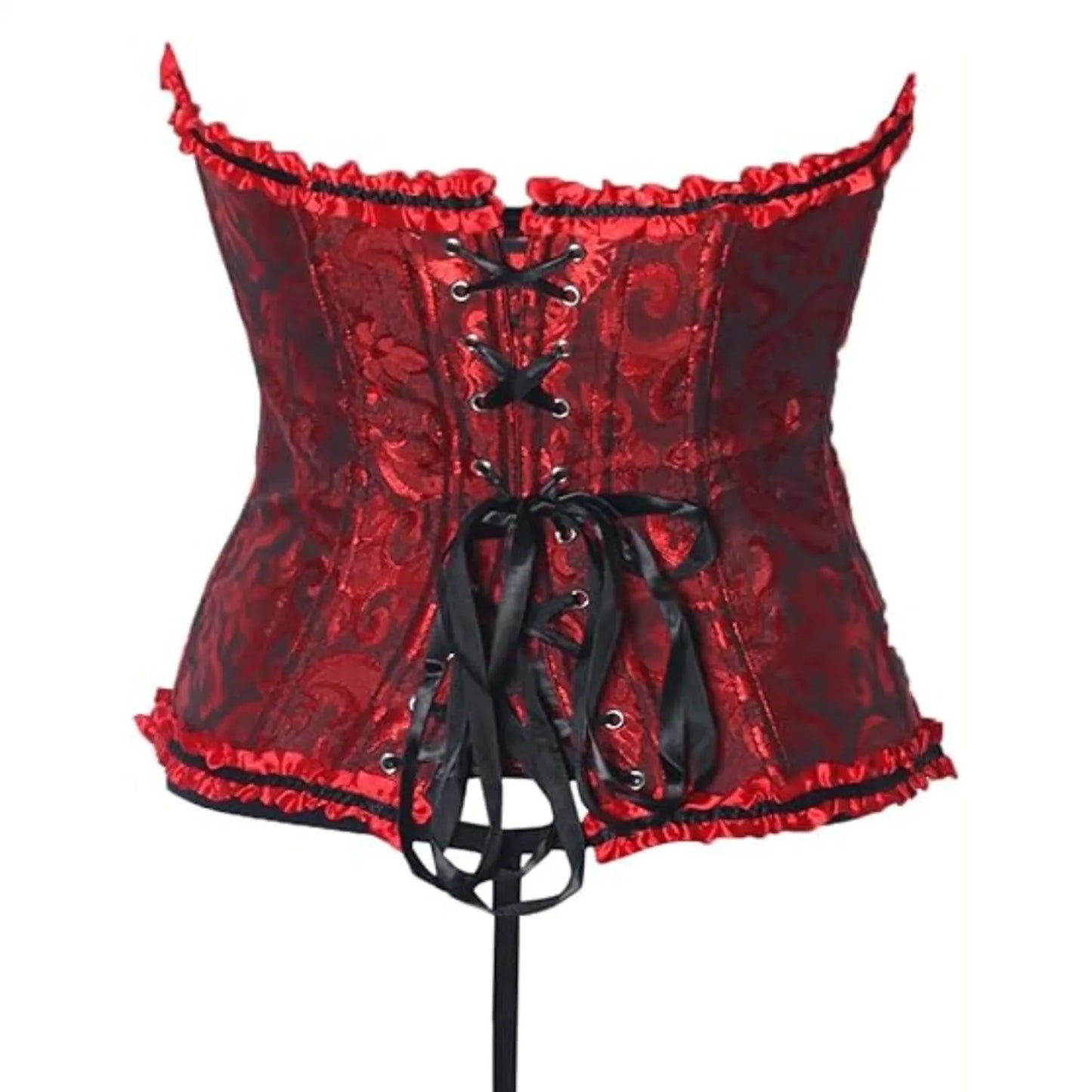 Corset Victoriano Rojo gotico